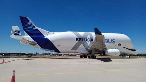 El avión de carga BelugaXL de Airbus